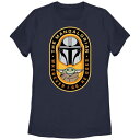キャラクター グラフィック Tシャツ 紺色 ネイビー スターウォーズ 【 LICENSED CHARACTER STAR WARS THE MANDALORIAN WHEREVER I GO HE GOES GRAPHIC TEE / NAVY 】 キッズ ベビー マタニティ トップス カットソー
