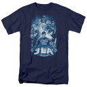 LN^[ o[Xg X[u TVc F lCr[  y LICENSED CHARACTER JUSTICE LEAGUE OF AMERICA BURST SHORT SLEEVE ADULT T-SHIRT / NAVY z Yt@bV gbvX Jbg\[