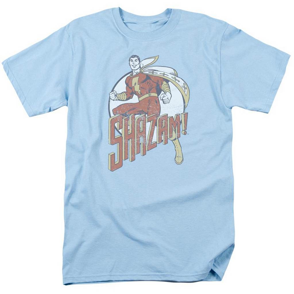 キャラクター ディーシー コミックス スリーブ Tシャツ 青色 ブルー 半袖 【 LICENSED CHARACTER DC COMICS STEPPING OUT SHORT SLEEVE ADULT T-SHIRT / LIGHT BLUE 】 メンズファッション トップス カットソー