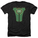 キャラクター 緑 グリーン ヘザー Tシャツ 黒色 ブラック 【 LICENSED CHARACTER GREEN LANTERN SIMON BAZ ADULT HEATHER T-SHIRT / BLACK 】 メンズファッション トップス カットソー