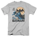 LN^[ fB[V[ R~bNX X[u TVc F Vo[  y LICENSED CHARACTER DC COMICS LOOK OUT SHORT SLEEVE ADULT T-SHIRT / SILVER z Yt@bV gbvX Jbg\[