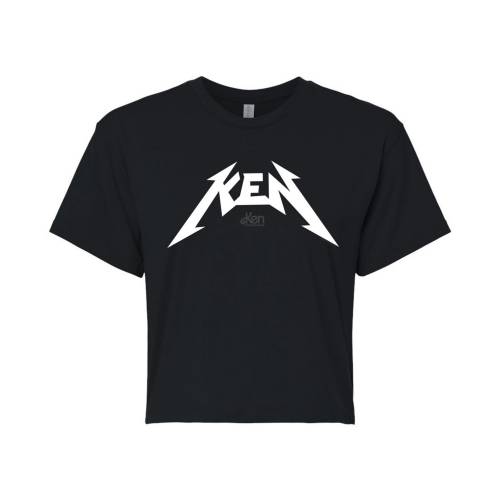 キャラクター グラフィック Tシャツ 黒色 ブラック 【 LICENSED CHARACTER BARBIE THE MOVIE KEN ROCK GRAPHIC TEE / BLACK 】 キッズ ベビー マタニティ トップス カットソー