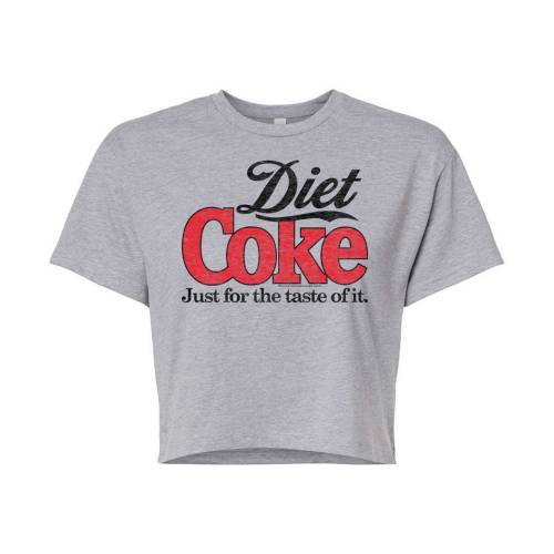 キャラクター ロゴ グラフィック Tシャツ 【 LICENSED CHARACTER DIET COKE RETRO LOGO CROPPED GRAPHI..