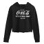 キャラクター レアル グラフィック フーディー パーカー 【 LICENSED CHARACTER COCA-COLA REAL THING CROPPED GRAPHIC HOODIE / 】 キッズ ベビー マタニティ トップス スウェット トレーナー