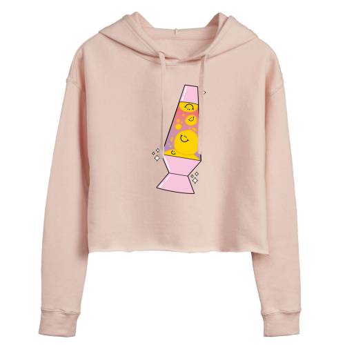 ����饯���� �ա��ǥ��� �ѡ����� �� LICENSED CHARACTER SMILEY FACE LAVA LAMP CROPPED HOODIE / �� ���å� �٥ӡ� �ޥ��˥ƥ� �ȥåץ� �������å� �ȥ졼�ʡ�