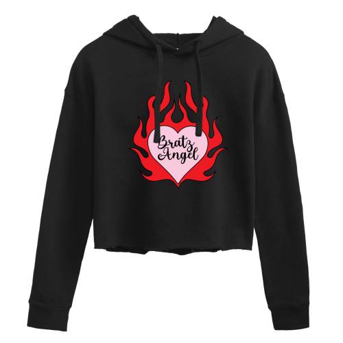 キャラクター フーディー パーカー 【 LICENSED CHARACTER BRATZ ANGEL CROPPED HOODIE / 】 キッズ ベビー マタニティ トップス スウェット トレーナー