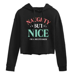 キャラクター フーディー パーカー 【 LICENSED CHARACTER NAUGHTY BUT NICE MULTITASKER CROPPED HOODIE / 】 キッズ ベビー マタニティ トップス スウェット トレーナー