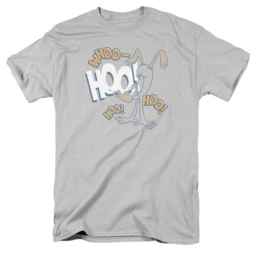 キャラクター スリーブ Tシャツ 銀色 シルバー 半袖 【 LICENSED CHARACTER LOONEY TUNES DAFFY LAUGH SHORT SLEEVE ADULT T-SHIRT / SILVER 】 メンズファッション トップス カットソー