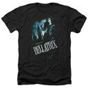 キャラクター ヘザー Tシャツ 黒色 ブラック 【 LICENSED CHARACTER HARRY POTTER BELLATRIX FULL BODY ADULT HEATHER T-SHIRT / BLACK 】 メンズファッション トップス カットソー