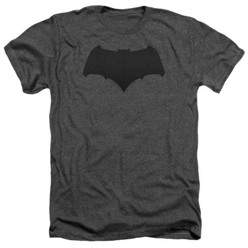 楽天スニケスキャラクター ロゴ ヘザー Tシャツ チャコール 【 LICENSED CHARACTER JUSTICE LEAGUE MOVIE BATMAN LOGO ADULT HEATHER T-SHIRT / CHARCOAL 】 メンズファッション トップス カットソー