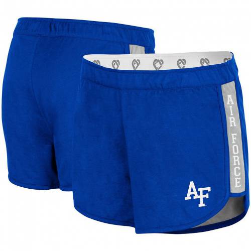 コロシアム ファルコンズ リバーシブル ショーツ ハーフパンツ 青色 ブルー エアフォース 【 COLOSSEUM ROYAL AIR FORCE FALCONS NICE WIG REVERSIBLE SHORTS / AFA BLUE 】 レディースファッション ボトムス