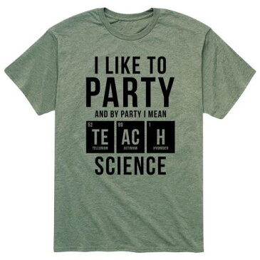 キャラクター Tシャツ 緑 グリーン 【 GREEN LICENSED CHARACTER I LIKE TO PARTY TEACH SCIENCE TEE 】