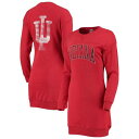 N] CfBAi t[W[X XEFbgVc g[i[ hX  bh y UNBRANDED GAMEDAY COUTURE CRIMSON INDIANA HOOSIERS 2-HIT SWEATSHIRT DRESS / IND RED z fB[Xt@bV