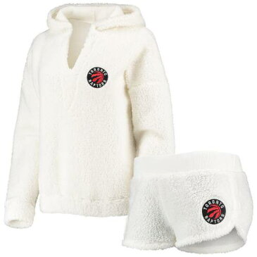 クリーム トロント ラプターズ スリーブ フーディー パーカー ショーツ ハーフパンツ ベージュ 長袖 & 【 SLEEVE UNBRANDED CONCEPTS SPORT CREAM FLUFFY HOODIE TOP SHORTS SLEEP SET RPT BEIGE 】