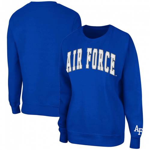 コロシアム ファルコンズ スウェットシャツ トレーナー 青色 ブルー エアフォース 【 COLOSSEUM ROYAL AIR FORCE FALCONS CAMPANILE PULLOVER SWEATSHIRT / AFA BLUE 】 レディースファッション トップス