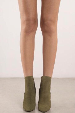 TOBI スエード スウェード オリーブ 【 OLIVE TOBI STARLIGHT SUEDE ANKLE BOOTIES 】