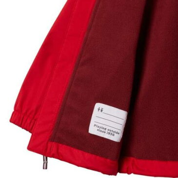 コロンビア COLUMBIA フリース ジャケット 赤 レッド ジュニア キッズ 【 RED COLUMBIA COLUMBIARAINY TRAILS FLEECE LINED JACKET MOUNTAIN 】