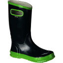 ボグス ソリッド ブーツ 紺色 ネイビー 緑 グリーン ジュニア キッズ 【 GREEN BOGS SOLID RAIN BOOT NAVY BRIGHT 】