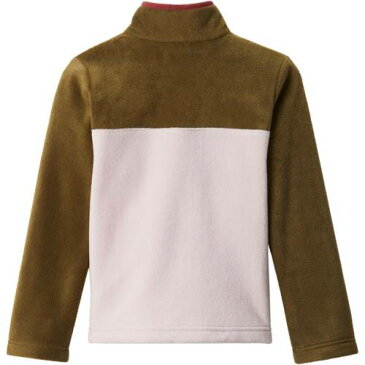 コロンビア COLUMBIA フリース ピンク オリーブ ジュニア キッズ 【 PINK COLUMBIA COLUMBIASTEENS MOUNTAIN 1 4SNAP FLEECE PULLOVER MINERAL NEW OLIVE 】