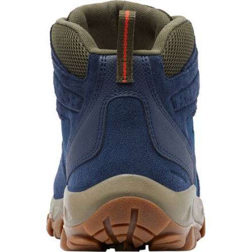 コロンビア スエード スウェード ブーツ 紺色 ネイビー ハイキングブーツ メンズ 【 COLUMBIA NEWTON RIDGE PLUS II SUEDE WP COLLEGIATE NAVY PEATMOSS 】