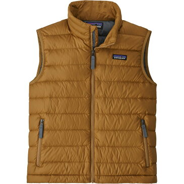 パタゴニア ダウン トレーナー ベスト 茶色 ブラウン ジュニア キッズ 【 PATAGONIA DOWN SWEATER VEST OAKS BROWN 】