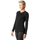 スマートウール クラシック クルー 黒色 ブラック レディース 【 SMARTWOOL CLASSIC THERMAL MERINO CREW BASELAYER BLACK 】