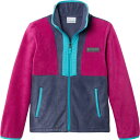 コロンビア フルジップ フリース ワイルド ジュニア キッズ 【 COLUMBIA BACK BOWL FULLZIP FLEECE WILD FUCHSIA NOCTURNAL GEYSER 】