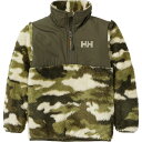 ヘリーハンセン ジャケット 緑 グリーン カモ柄 【 GREEN HELLY HANSEN CHAMP 1 2ZIP MIDLAYER JACKET UTILITY CAMO 】