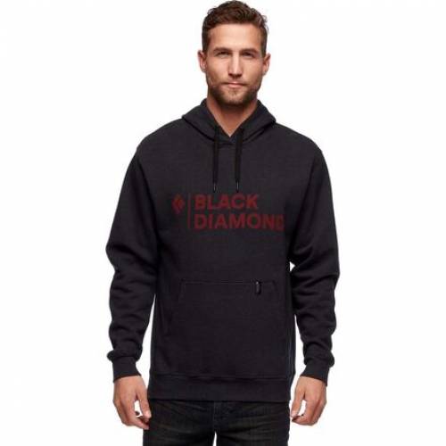 ブラックダイヤモンド 黒色 ブラック ダイヤモンド ロゴ フーディー パーカー メンズ 【 BLACK DIAMOND STACKED LOGO HOODIE / 】 メンズファッション トップス