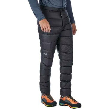 RAB ダウン パンツ 黒色 ブラック シャーク メンズ 【 RAB RABARGON DOWN PANT BLACK SHARK 】