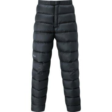 RAB ダウン パンツ 黒色 ブラック シャーク メンズ 【 RAB RABARGON DOWN PANT BLACK SHARK 】