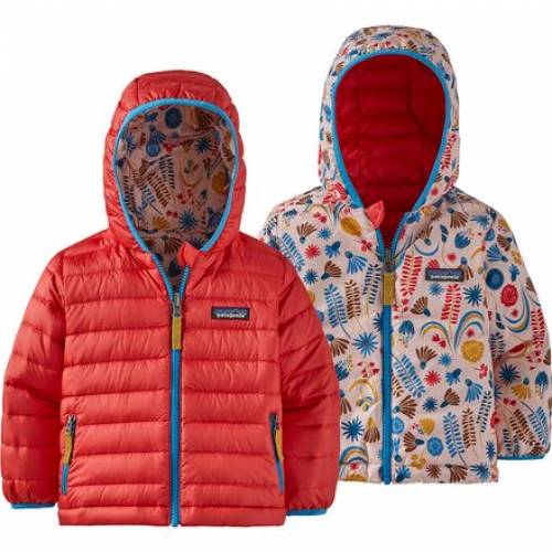 パタゴニア PATAGONIA ダウン トレーナー フーディー パーカー ピンク 【 PINK PATAGONIA PATAGONIAREVERSIBLE DOWN SWEATER HOODIE SEEDLING AND SPROUTS SEAFAN 】