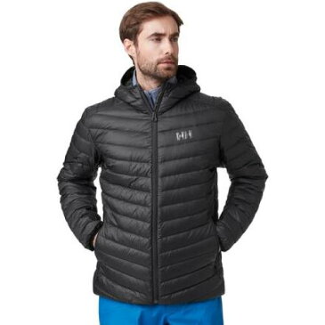 ヘリーハンセン HELLY HANSEN フード付 ダウン ジャケット 黒色 ブラック メンズ 【 HELLY HANSEN HANSENVERGLAS HOODED DOWN INSULATOR JACKET BLACK 】