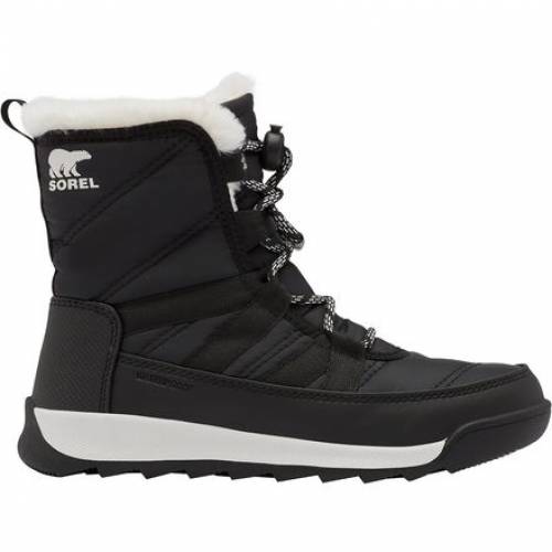 ソレル SOREL ブーツ 黒色 ブラック 【 SOREL WHITNEY II SHORT LACE BOOT BLACK 】 キッズ ベビー マタニティ