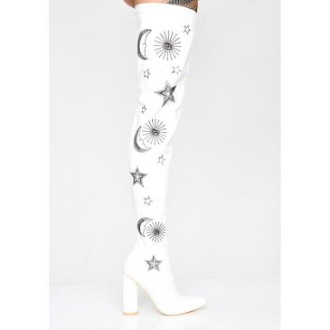 KOI FOOTWEAR ハイ 【 ASTRID THIGH HIGH BOOTS WHITE 】 送料無料