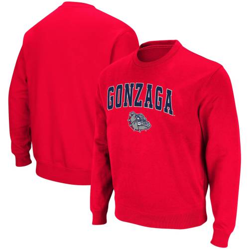 コロシアム ゴンザガ ロゴ クルー スウェットシャツ トレーナー メンズ 赤 レッド & MEN'S 【 COLOSSEUM GONZAGA ARCH LOGO CREW NECK SWEATSHIRT - / RED 】 メンズファッション トップス