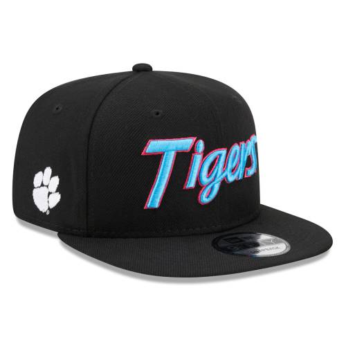 クレムソン スナップバック バッグ メンズ 黒色 ブラック ニューエラ MEN'S 【 NEW ERA NEW ERA CLEMSON VICE UNDERVISOR 9FIFTY SNAPBACK HAT - / BLACK 】 キャップ 帽子 メンズキャップ 帽子 キャップ