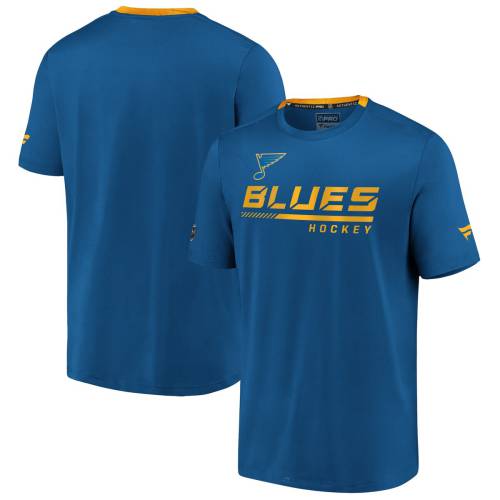 ファナティクス ブルース オーセンティック プロ ロゴ Tシャツ メンズ 青色 ブルー MEN'S 【 FANATICS BLUES AUTHENTIC PRO ALTERNATE LOGO T-SHIRT - / BLUE 】 メンズファッション トップス カットソー