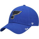 フォーティーセブンブランド ブルース チーム レディース 青色 ブルー WOMEN'S 【 47 BRAND 47 BRAND BLUES TEAM MIATA CLEAN UP ADJUSTABLE HAT - / BLUE 】 バッグ キャップ 帽子 レディースキャップ 帽子