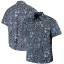 トミーバハマ 赤 レッド メンズ 青色 ブルー レッドソックス MEN'S 【 TOMMY BAHAMA TOMMY BAHAMA RED SOX SPORT TIKI LUAU BUTTON-UP SHIRT - / BLUE 】 メンズファッション トップス