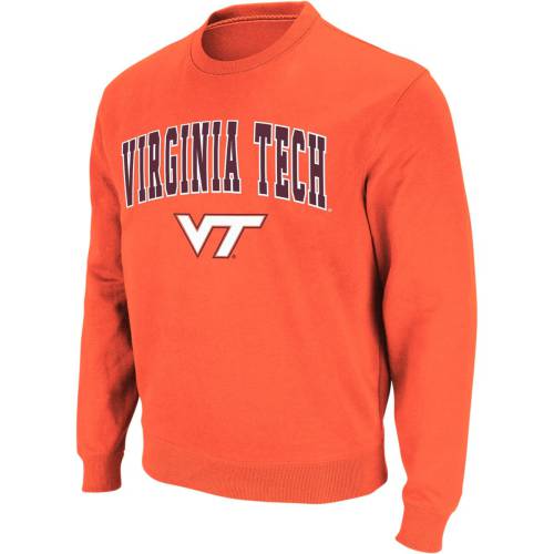 コロシアム バージニア テック ロゴ クルー スウェットシャツ トレーナー メンズ 橙 オレンジ バージニアテック & MEN'S 【 COLOSSEUM VIRGINIA TECH ARCH LOGO CREW NECK SWEATSHIRT - / ORANGE 】 メンズファッシ