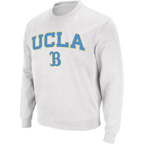 コロシアム カルフォルニア ロゴ クルー スウェットシャツ トレーナー メンズ 白色 ホワイト & MEN'S 【 COLOSSEUM UCLA ARCH LOGO CREW NECK SWEATSHIRT - / WHITE 】 メンズファッション トップス