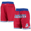 ミッチェル&ネス MITCHELL & NESS ペイトリオッツ ラッシュ ショーツ ハーフパンツ メンズ 赤 レッド & MEN'S 【 RUSH RED MITCHELL NESS PATRIOTS JUST DON SHORTS 】