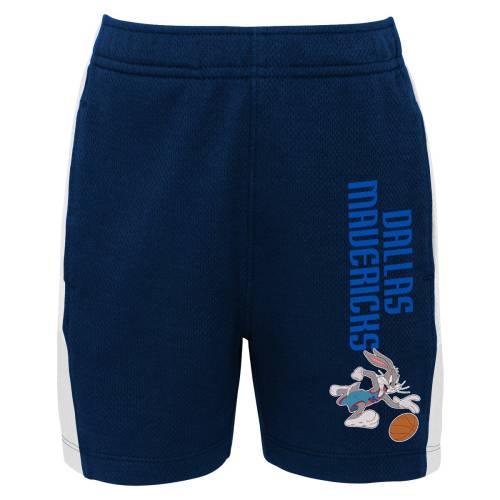 アウタースタッフ マーベリックス ジャム ダンク ショーツ ハーフパンツ 青色 ブルー スペースジャム ジュニア キッズ 【 OUTERSTUFF MAVERICKS SPACE JAM 2 SLAM DUNK MESH SHORTS - BOYS' GRADE SCHOOL / BLUE 】 ベ