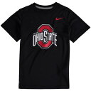 ナイキ オハイオ スケートボード ロゴ レジェンド Tシャツ 黒色 ブラック オハイオステイト ジュニア キッズ 【 NIKE OHIO STATE LOGO LEGEND T-SHIRT - BOYS' GRADE SCHOOL / BLACK 】 ベビー マタニティ トップ