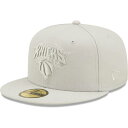 NEW ERA ニックス ロゴ メンズ 灰色 グレー ニューエラ MEN'S 【 KNICKS LOGO COLOR PACK 59FIFTY FITTED HAT GREY 】