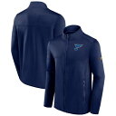 ファナティクス ブルース オーセンティック プロ フリース フルジップ ジャケット メンズ 青色 ブルー MEN'S 【 FANATICS BLUES AUTHENTIC PRO RINK FLEECE FULL-ZIP JACKET - / BLUE 】 メンズファッション コー