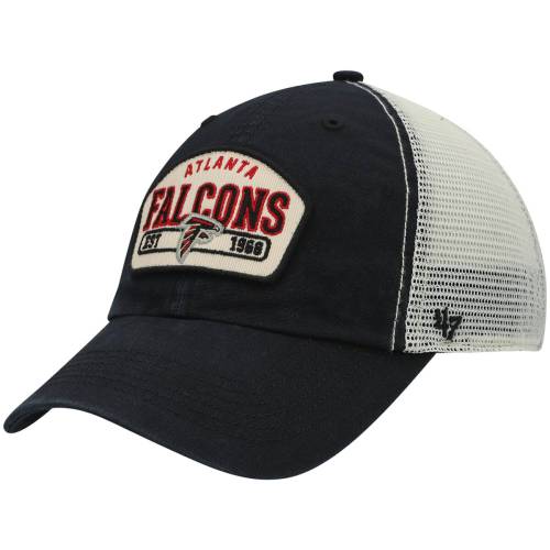 フォーティーセブンブランド ファルコンズ トラッカー スナップバック バッグ メンズ 黒色 ブラック MEN'S 【 47 BRAND 47 BRAND FALCONS PENWALD TRUCKER CLEAN UP SNAPBACK HAT - / BLACK 】 キャップ 帽子 メンズ