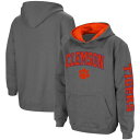 コロシアム クレムソン チーム フーディー パーカー 灰色 グレー ジュニア キッズ 【 COLOSSEUM CLEMSON 2-HIT TEAM PULLOVER HOODIE - BOYS' GRADE SCHOOL / GREY 】 ベビー マタニティ トップス