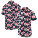 タイガース メンズ 青色 ブルー MEN'S 【 FOREVER COLLECTIBLE FOREVER COLLECTIBLE TIGERS FLORAL LINEN BUTTON-UP SHIRT - / BLUE 】 メンズファッション トップス